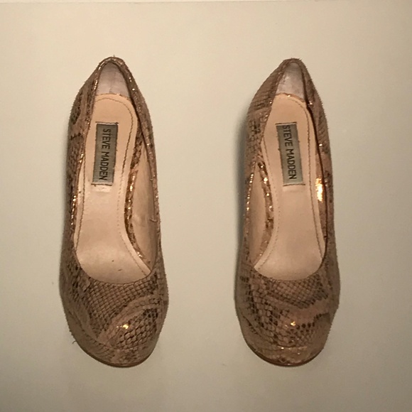 Steve Madden BEASST-S Leather Snakeskin Print - Picture 3 of 8